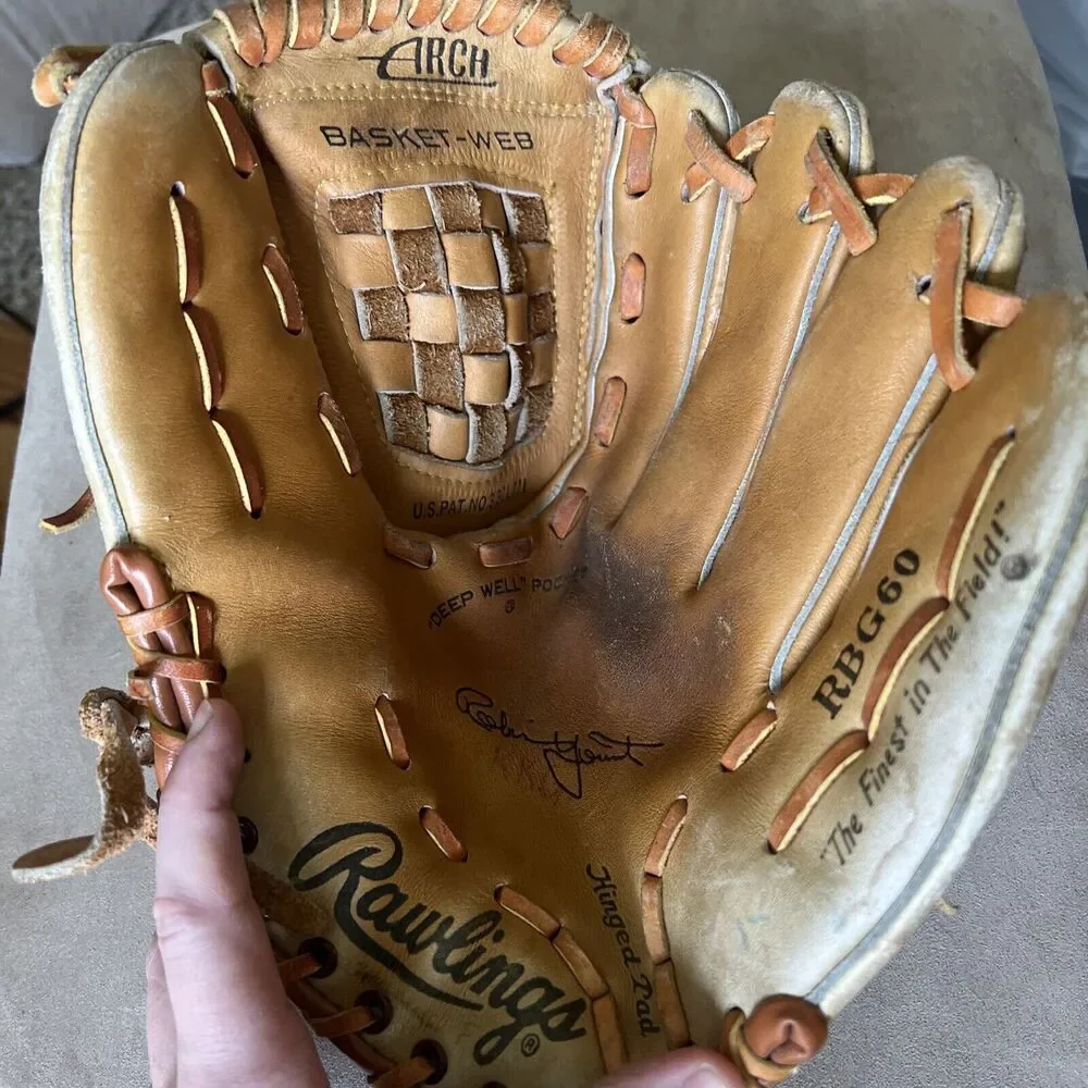 Rawlings RGB 60 Baseball Glove Left Hand Edge-U-Cated Heel-Hinged Tad